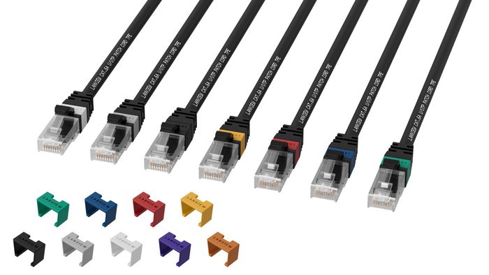 Lanview Câble réseau SmartClick Cat6a UTP 5m Noir