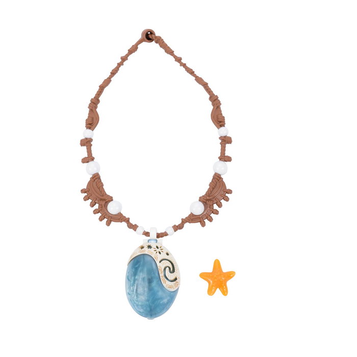 JAKKS Pacific Collier Disney Vaiana Étoile de Mer avec Fonction d'Éclairage - Jouet Enfant 3 Ans et Plus