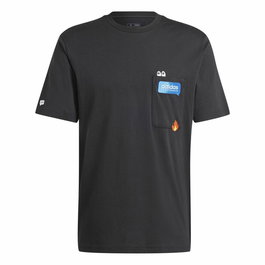 T-shirt à manches courtes homme Adidas Remoji Pocket Graphic Noir