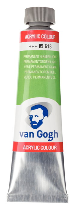 Van Gogh Vert Permanent Clair 618 - Tube 40 ml Van Gogh Vert Permanent Clair 618 - Tube 40 ml