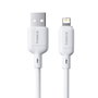 Baseus Silky Series Câble de charge USB-A vers Lightning 2,4A, 1 m, blanc