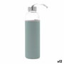 Bouteille d'eau Quid Quidate Bleu verre 600 ml (12 Unités)