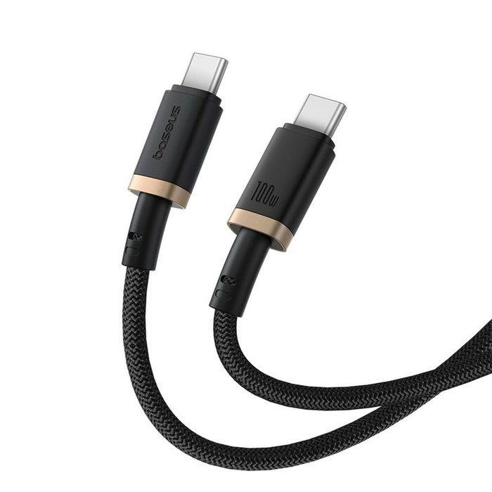 Baseus Câble USB-C vers USB-C Noir et Or 2 m