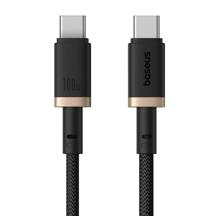 Baseus Câble USB-C vers USB-C Noir et Or 2 m