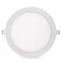Placa LED 20W 1600Lm 6000K Circulaire, 40.000H, Ultra-fine [GR-RDP15-20W-CW-EP01]