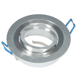 GSC Evolution Cadre d'encastrement rond en aluminium lisse Nickel