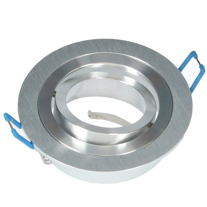 GSC Evolution Cadre d'encastrement rond en aluminium lisse Nickel GSC Evolution Cadre d'encastrement rond en aluminium lisse Nickel