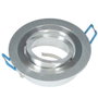GSC Evolution Cadre d'encastrement rond en aluminium lisse Nickel