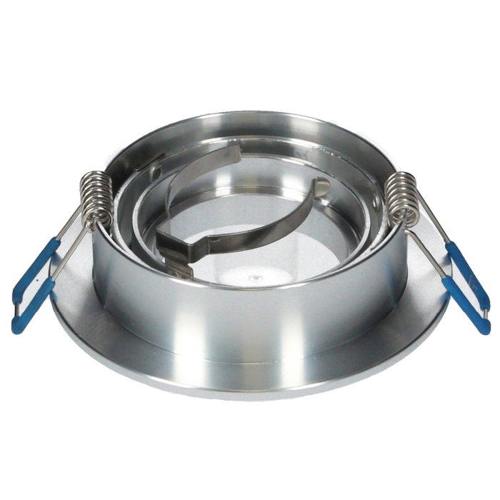 GSC Evolution Cadre d'encastrement rond en aluminium lisse Nickel GSC Evolution Cadre d'encastrement rond en aluminium lisse Nickel