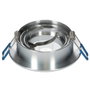 GSC Evolution Cadre d'encastrement rond en aluminium lisse Nickel