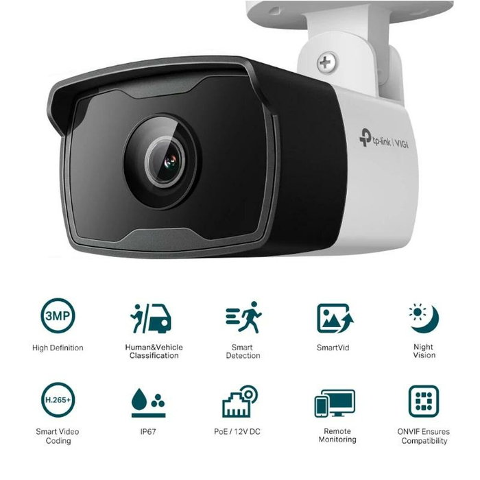 TP-Link VIGI C330I(4MM) Caméra de surveillance IP 4mm