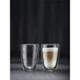 BODUM Set de 6 Verres Pilatus en Verre Borosilicate à Double Paroi - 0.35 L - Transparent - Thermorésistants pour Boissons Chaudes et Froides