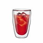 Bodum Set de 6 verres Pilatus double paroi, 0,35 l, Transparent
