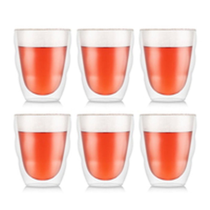 Bodum Set de 6 verres Pilatus double paroi, 0,35 l, Transparent Bodum Set de 6 verres Pilatus double paroi, 0,35 l, Transparent