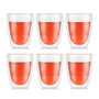 Bodum Set de 6 verres Pilatus double paroi, 0,35 l, Transparent