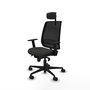 Piqueras Y Crespo Alares Chaise de Bureau avec Mécanisme Synchrone, Noir