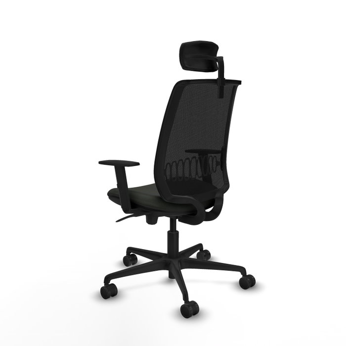 Piqueras Y Crespo Alares Chaise de Bureau avec Mécanisme Synchrone, Noir