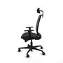 Piqueras Y Crespo Alares Chaise de Bureau avec Mécanisme Synchrone, Noir
