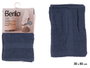Berilo Toalle en Microfibre 30x50 cm Bleu Foncé - 80% Coton 20% Polyester (Set de 36)