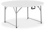 Marbueno 10530 Table Pliante Résine Blanc 122x74 cm Pour Catering, Plage et Camping