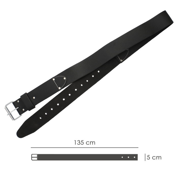 WOLFPACK LINEA PROFESIONAL Ceinture en cuir pour sac de coffreur