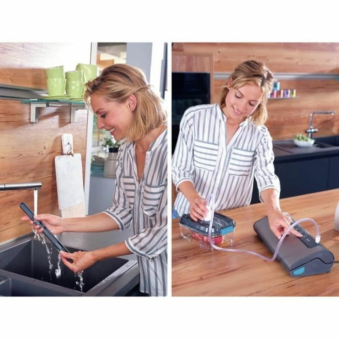 Leifheit Vacu Power 500 - Machine sous vide avec 10 sacs inclus - Gris Leifheit Vacu Power 500 - Machine sous vide avec 10 sacs inclus - Gris