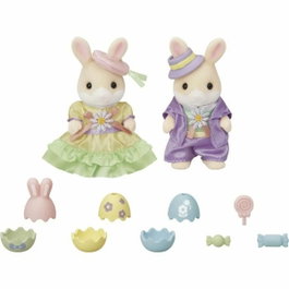 Sylvanian Families La chasse aux œufs des frères et sœurs Lapin Marguerite - 5691