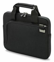 Dicota SMART Housse de Protection en Néoprène pour Ordinateur Portable 13-13.3", avec Poche à Fermeture Éclair et Poignées Rembourrées