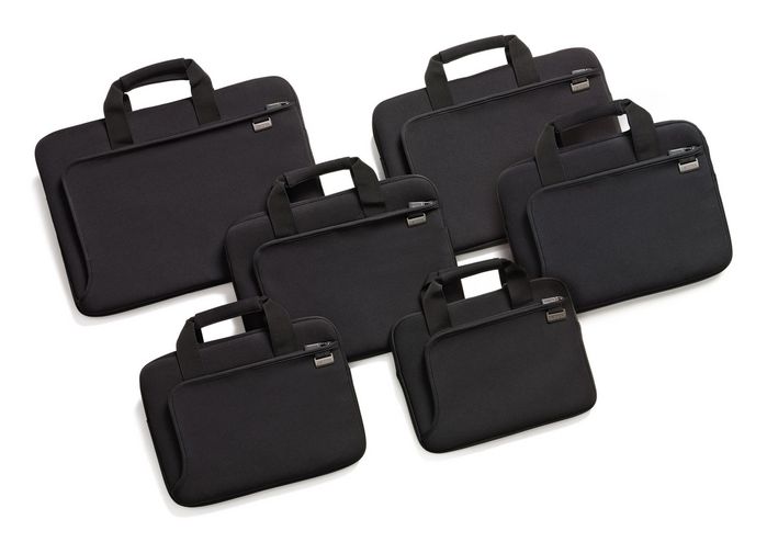 Dicota SMART Housse de Protection en Néoprène pour Ordinateur Portable 13-13.3", avec Poche à Fermeture Éclair et Poignées Rembourrées