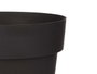 Ibergarden Pot de fleurs plastique anthracite 18 cm diamètre 17 cm hauteur 2,5 L (Set de 12)