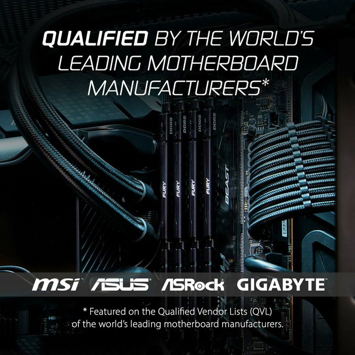 Kingston Fury Beast DDR5 32 Go (2 x 16 Go) 6000 MHz CL36
