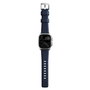 Nomad Rugged Strap Bleu Atlantique Connecteur Argent 42/44/45/49mm