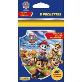 Panini - La Pat'Patrouille 11 - Nos plus belles aventures - Lot de 8 pochettes - 40 stickers - Poster collector inclus