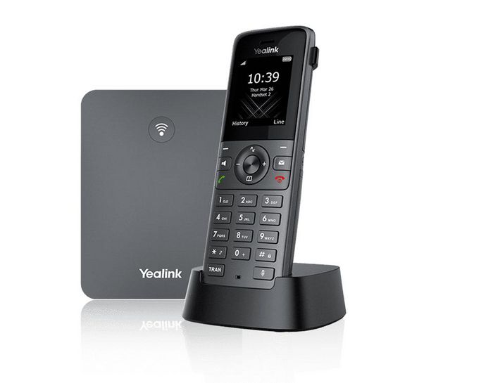 Yealink SIP-W73P - Téléphone DECT IP SIP pour entreprises, système de base avec 10 comptes SIP et 20 appels simultanés, compatibilité DECT complète Yealink SIP-W73P - Téléphone DECT IP SIP pour entreprises, système de base avec 10 comptes SIP et 20 appels simultanés, compatibilité DECT complète