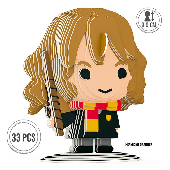 EDUCA Puzzle 3D Figure Hermione Granger Harry Potter - Construction 9,9 cm - Instructions Multilingues (Anglais, Français, Allemand, Italien, Portugais, Espagnol) - Dès 6 ans