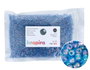 Innspiro Rocaille de verre aurora boreale bleu cyan 3,8mm 500g
