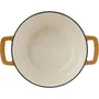 Cosy & Trendy Cocotte Fontestic en fonte émaillée, 24 cm (4,6 L), pour tous feux dont induction, couleur Ambre