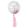 Party Time Ballon transparent avec confettis de 35 cm