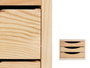 KIPIT Cajonera en bois avec 3 tiroirs, Naturel