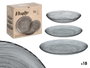 VIVALTO Vaisselle en verre Gris 18 pièces