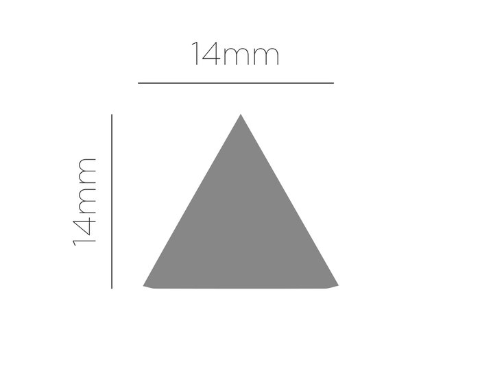 Innspiro Troqueladora de figures Eva Foam Punch triangle 16mm