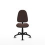 PIQUERAS Y CRESPO Chaise de bureau Algarra, similicuir marron foncé, sans accoudoirs