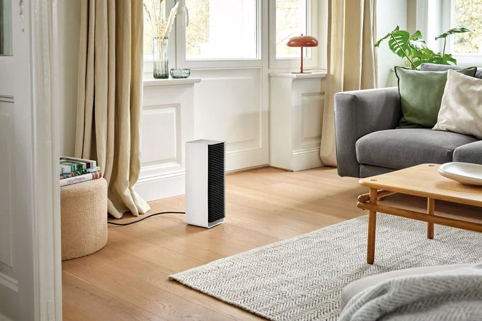 Stadler Form Sam - Chauffage Ventilateur 2-en-1 avec technologie Adaptive Heat™ - Cœur en céramique - Appareil de chauffage d'appoint et ventilateur - Compact et silencieux - Noir