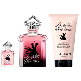 Guerlain Coffret Parfum La Petite Robe Noire Intense Pour Femme avec Eau de Parfum 50 ml + 5 ml et Lotion Hydratante pour le Corps 75 ml