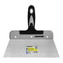WOLFPACK LINEA PROFESIONAL Spatule en acier inoxydable 25 cm avec manche en caoutchouc