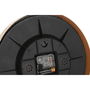 Horloge Murale Home ESPRIT Marron Naturel PVC Bois 30 x 4,7 x 30 cm (2 Unités)