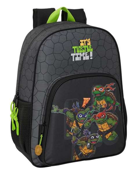 Safta Mochila adapt.carro Tortugas Ninja 33 x 42 x 14 cm, Sac à dos avec chariot, Âge minimum recommandé: 3 ans Safta Mochila adapt.carro Tortugas Ninja 33 x 42 x 14 cm, Sac à dos avec chariot, Âge minimum recommandé: 3 ans