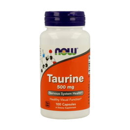 NOW Foods Taurine 500 mg 100 capsules