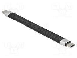 DELOCK Câble USB-C vers USB-C 10Gbps 5A 0,13m