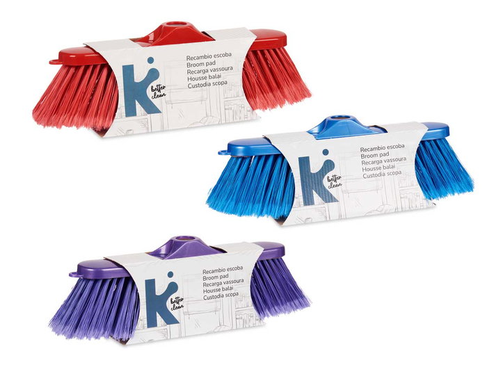 Arte Regal Rechange Brosse Assortie 3 Couleurs Sombres 32 x 9 x 8 cm (Set de 12)